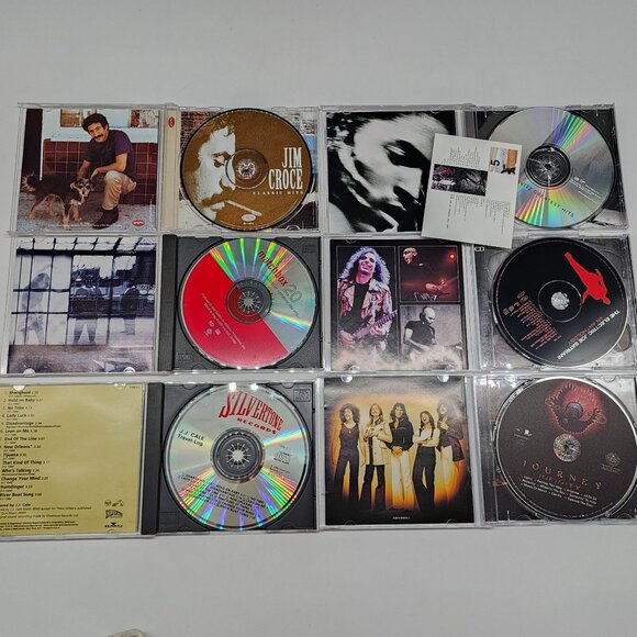 6 Classic Rock & Pop CD Lot Croce Matchbox Kravitz Cale Journey Satriani - Picture 2 of 4